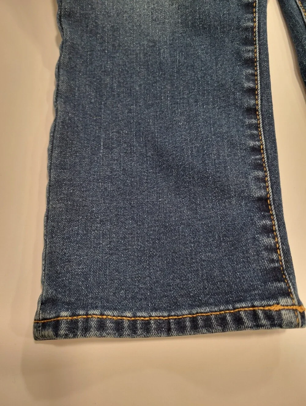Gap Boys Denim Regular Stretch Straight Jeans Size 12 Adjustable Waistband